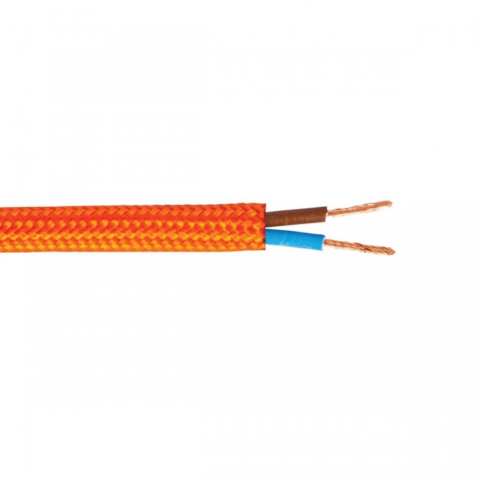 VK/TUBK000C - Καλώδιο υφασμάτινο στρογγυλό, 2Χ0.75mm, lino