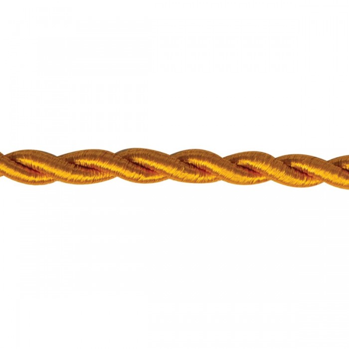 VK/00E30045  - Καλώδιο υφασμάτινο στριφτό, 3Χ0.75mm, χρυσό