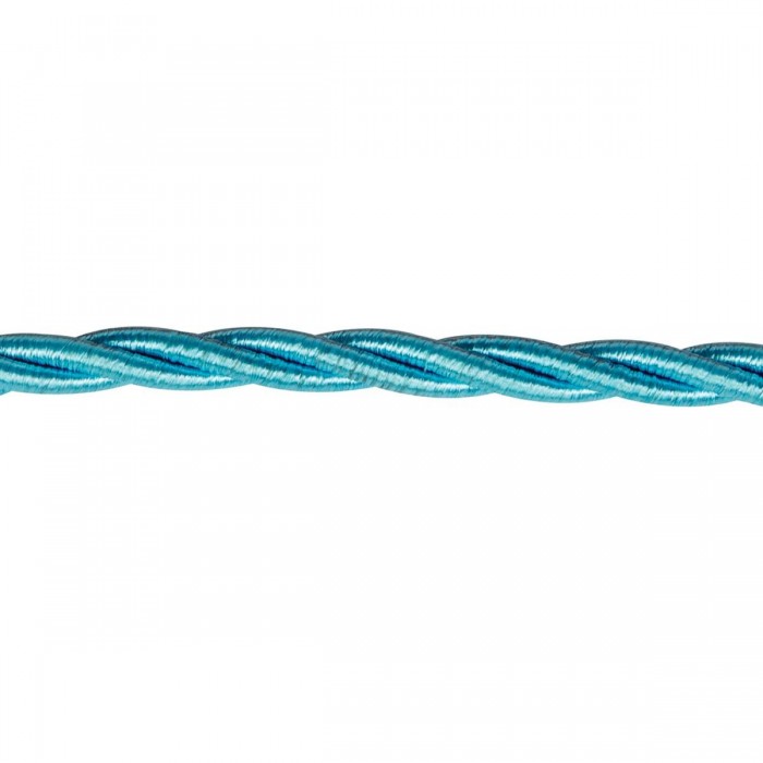 VK/00E30068  - Καλώδιο υφασμάτινο στριφτό, 3Χ0.75mm, τυρκουάζ