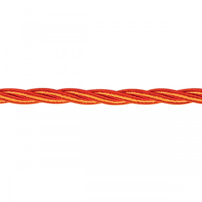 VK/00E030042  - Καλώδιο υφασμάτινο στριφτό, 2Χ0.75mm, πορτοκαλί