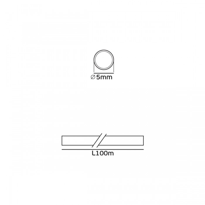 VK/21F1/5.00/B - Μακαρόνι σιλικόνης άφλεκτο, 5mm, μαύρο