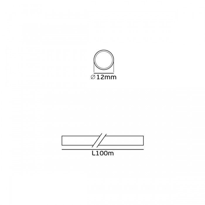 VK/21F1/12.00/B - Μακαρόνι σιλικόνης άφλεκτο, 12mm, μαύρο