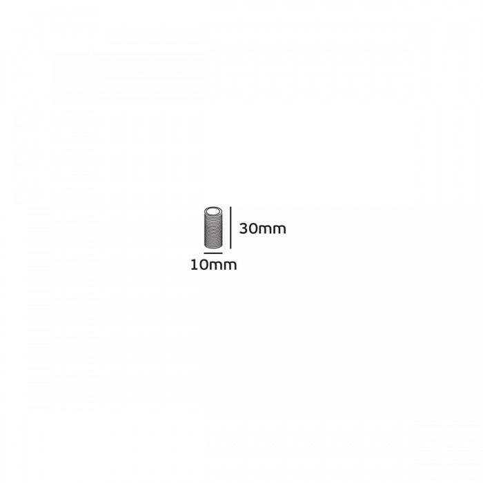 VK/3.0CM - Ατσάλινος μαστός με βόλτες, Μ10X1, 3cm