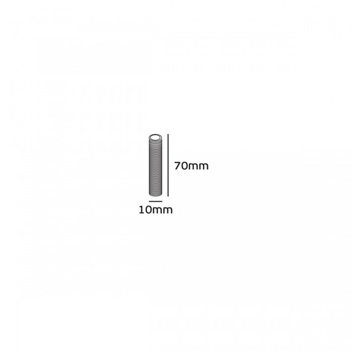 VK/7.0CM - Ατσάλινος μαστός με βόλτες, Μ10X1, 7cm
