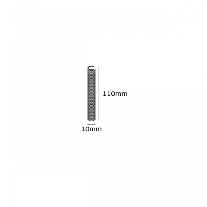 VK/11CM - Ατσάλινος μαστός με βόλτες, Μ10X1, 11cm