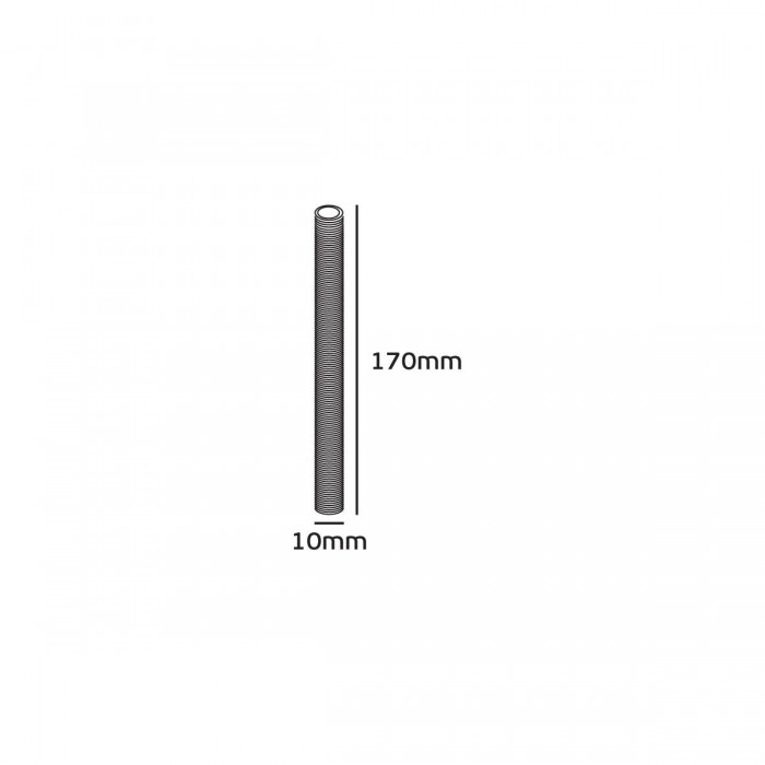 VK/17CM - Ατσάλινος μαστός με βόλτες, Μ10X1, 17cm