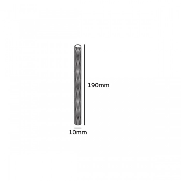 VK/19CM - Ατσάλινος μαστός με βόλτες, Μ10X1, 19cm