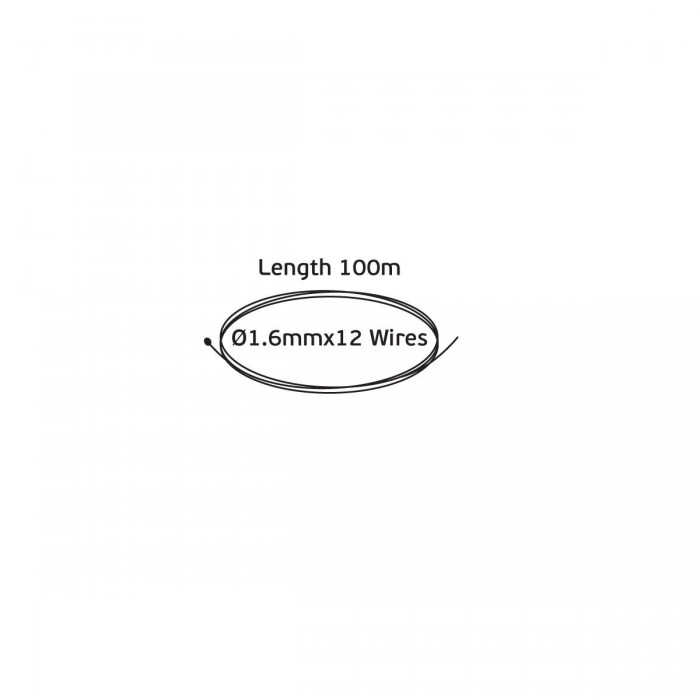 VK/CRD4/S - Συρματόσχοινο ø1,6mm, πλαστικοποιημένο, (100m κουλούρα)