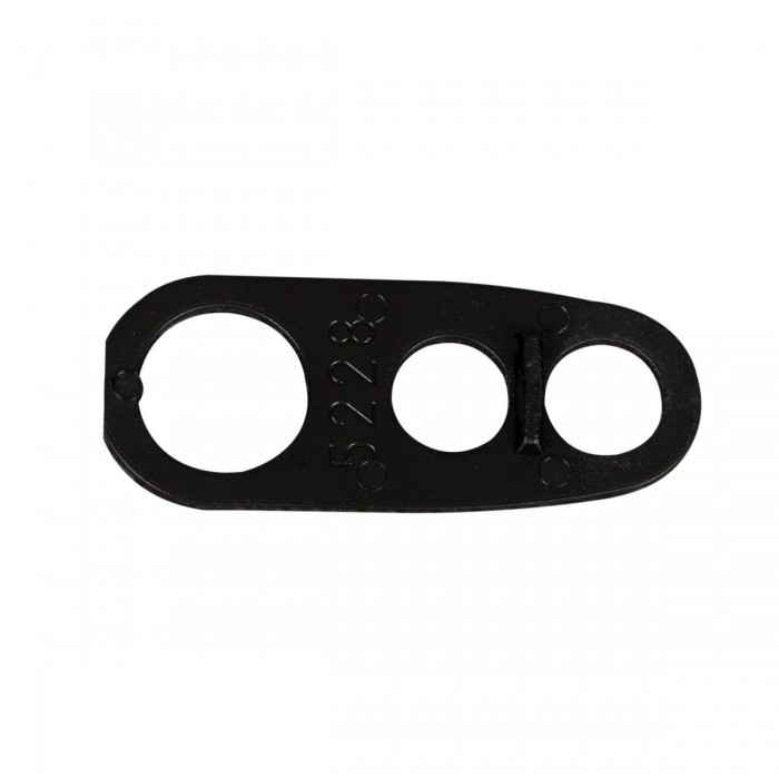 VK/5228/2/5 - Ανάρτηση με 3 τρύπες ø11mm+2x7.5mm, μαύρη