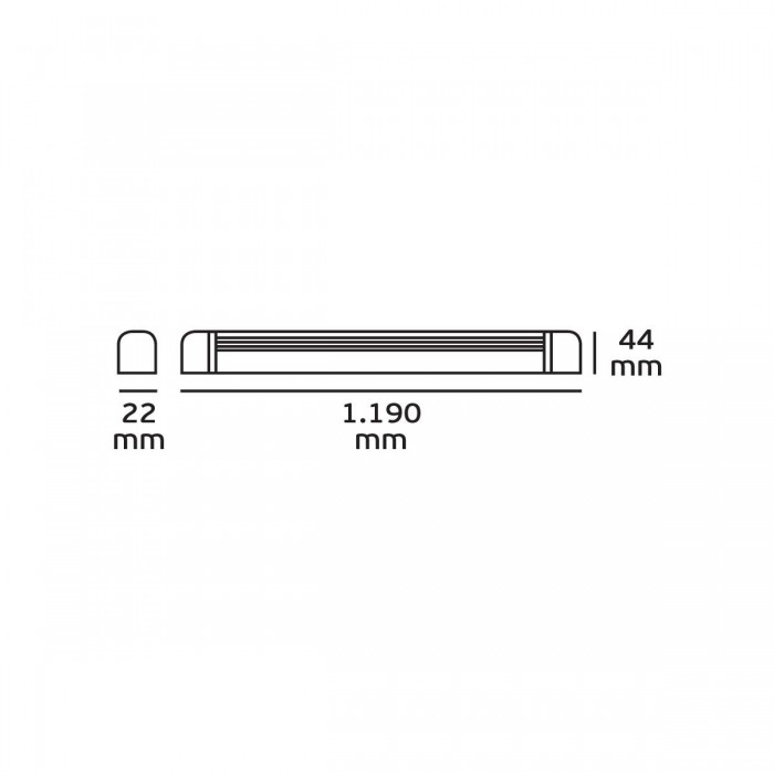VK/TL-2001-1/28/W - Φωτιστικό φθορίου, 28W, λευκό, 1190mm VK/TL-2001-1/28/W - Φωτιστικό φθορίου, 28W, λευκό, 1190mm