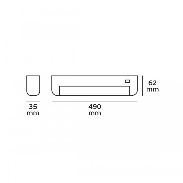VK/TL-3012/15/W - Φωτιστικό φθορίου, 15W, λευκό, 490mm VK/TL-3012/15/W - Φωτιστικό φθορίου, 15W, λευκό, 490mm
