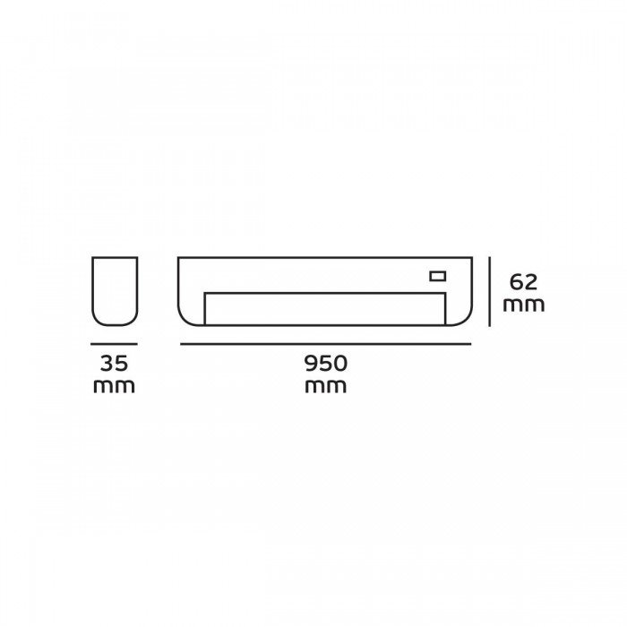 VK/TL-3012/30/W - Φωτιστικό φθορίου, 30W, λευκό, 950mm VK/TL-3012/30/W - Φωτιστικό φθορίου, 30W, λευκό, 950mm