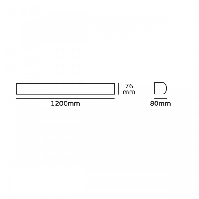 WT120C G2 LED40S - Γραμμικό φωτιστικό, 30W, 4000K, 4000lm