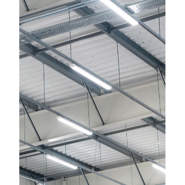 VK/02237/C - Αδιάβροχο γραμμικό φωτιστικό LED, 175-265V, 18W, 1800lm, 4000K, 220°, CRI>80, IP65, 63x7.95x5cm, λευκό VK/02237/C - Αδιάβροχο γραμμικό φωτιστικό LED, 175-265V, 18W, 1800lm, 4000K, 220°, CRI>80, IP65, 63x7.95x5cm, λευκό