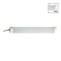 VK/02238/C - Αδιάβροχο γραμμικό φωτιστικό LED, 175-265V, 36W, 4000K, 4.400lm, 220°, CRI>80, IP65, 123x7.95x5cm, λευκό