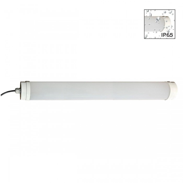 VK/02239/C - Αδιάβροχο γραμμικό φωτιστικό LED, 175-265V, 45W, 5500lm, 4000K, 220°, CRI>80, IP65, 153x7.95x5cm, λευκό VK/02239/C - Αδιάβροχο γραμμικό φωτιστικό LED, 175-265V, 45W, 5500lm, 4000K, 220°, CRI>80, IP65, 153x7.95x5cm, λευκό