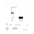 VK/04678/W/CCT - Λευκό. 3000K-6000K. 7W. 450lm. 220-240V. 120°. LED SMD. Φωτιστικό γραφείου. -20° C→ 45° C. 10.000hrs. CRI>90. Με 3 διακόπτες-επιλογές. Dim yes. Αλουμίνιο, ABS, PC. IP20