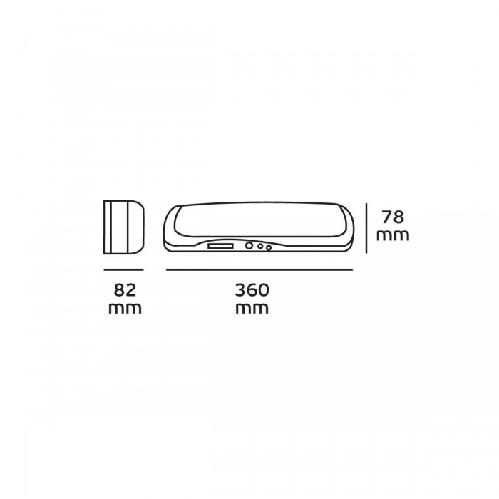 VK/KN-218L - Φωτιστικό ασφαλείας Led, 360mm 