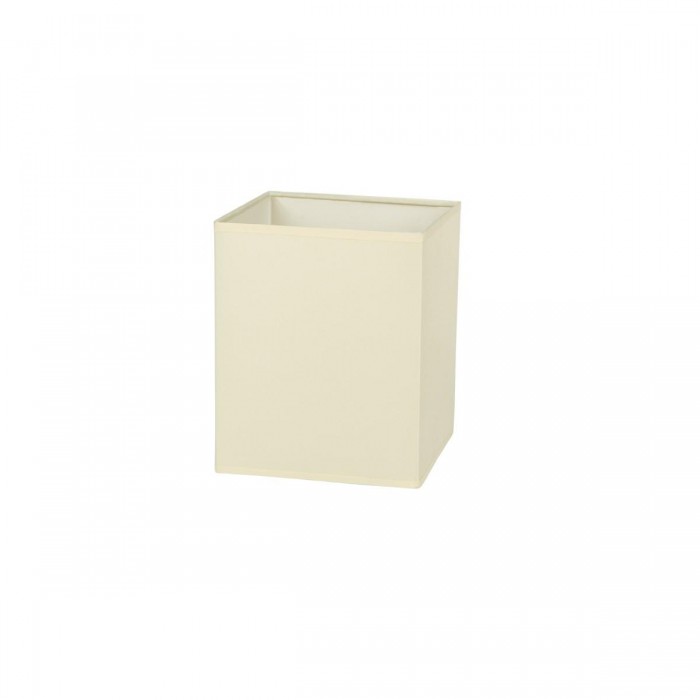 VK/E27/E14/S14/BG - Υφασμάτινο καπέλο, 140x140x170mm, τετράγωνο εκρού, E14/E27, MAX 35/42W VK/E27/E14/S14/BG - Υφασμάτινο καπέλο, 140x140x170mm, τετράγωνο εκρού, E14/E27, MAX 35/42W