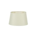 VK/E27/E14/D23/BG - Υφασμάτινο καπέλο, 200x230x150mm, οβάλ εκρού, E14/E27, MAX 35/42W
