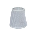 VK/D11/V/W - Υφασμάτινο καπέλο, μίνι, 70x110x110mm, με έλασμα, λευκό, E14, MAX 35W