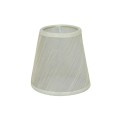 VK/D11/V/BG - Υφασμάτινο καπέλο, μίνι, 70x110x110mm, με έλασμα, εκρού, E14, MAX 35W