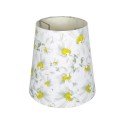 VK/JPG1/10 - Υφασμάτινο καπέλο, 105x145x150mm, στρογγυλό, σχέδιο WHITE DAISIES, E14/E27, MAX 35/42W