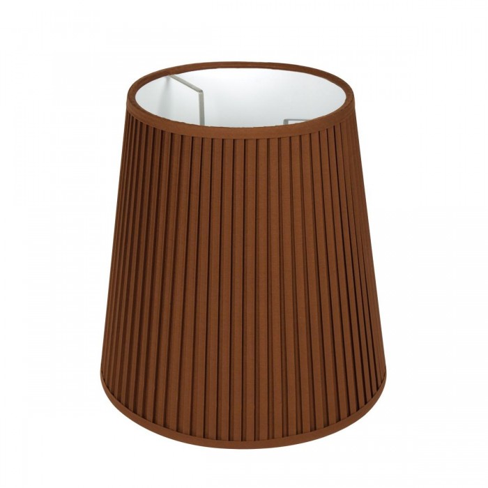 VK/ORG/10/BR - Υφασμάτινο καπέλο, 105x145x150mm, στρογγυλό, οργάντζα, καφέ, E14/E27, MAX 35/42W VK/ORG/10/BR - Υφασμάτινο καπέλο, 105x145x150mm, στρογγυλό, οργάντζα, καφέ, E14/E27, MAX 35/42W