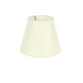 VK/E27/E14/D22/BG - Υφασμάτινο καπέλο, 130x220x180mm, στρογγυλό, εκρού, E14/E27, MAX 35/42W