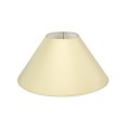 VK/E27/E14/D30/BG - Υφασμάτινο καπέλο, 120x300x190mm, στρογγυλό, εκρού, E14/E27, MAX 35/42W