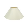 VK/E27/E14/D45/W - Υφασμάτινο καπέλο, 190x450x260mm, στρογγυλό, λευκό, E14/E27, MAX 35/42W
