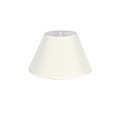 VK/E27/E14/D20/W - Υφασμάτινο καπέλο, 100x200x135mm, στρογγυλό, λευκό, E14/E27, MAX 35/42W