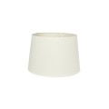VK/E27/E14/RD25/W - Υφασμάτινο καπέλο, 200x250x185mm, στρογγυλό, λευκό, E14/E27, MAX 35/42W