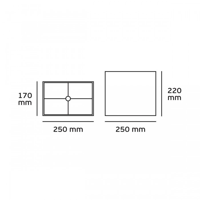 VK/E27/E14/S25/W - Υφασμάτινο καπέλο, 170x250x220mm, τετράγωνο, λευκό, E14/E27, MAX 35/42W VK/E27/E14/S25/W - Υφασμάτινο καπέλο, 170x250x220mm, τετράγωνο, λευκό, E14/E27, MAX 35/42W