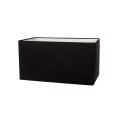 VK/E27/E14/SE45/B - Υφασμάτινο καπέλο, 250x450x250mm, ορθογώνιο, μαύρο, E14/E27, MAX 35/42W