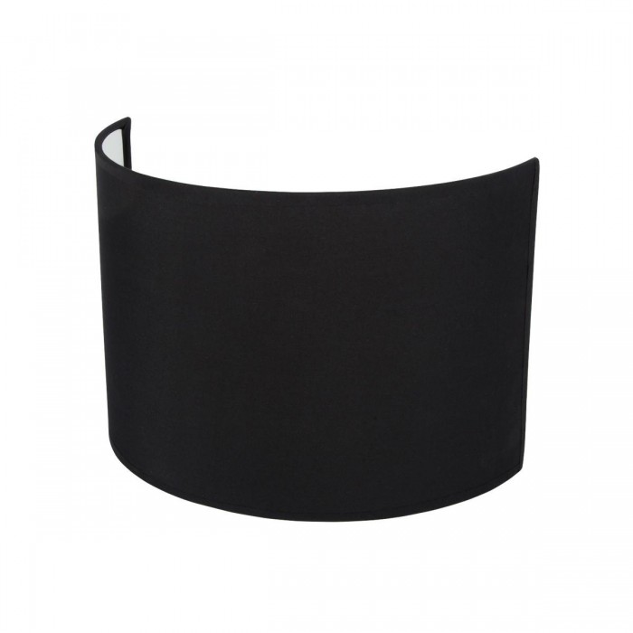 VK/E27/E14/C28/B - Υφασμάτινο καπέλο, 135x285x200mm, ημικύκλιο, μαύρο, E14/E27, MAX 35/42W VK/E27/E14/C28/B - Υφασμάτινο καπέλο, 135x285x200mm, ημικύκλιο, μαύρο, E14/E27, MAX 35/42W