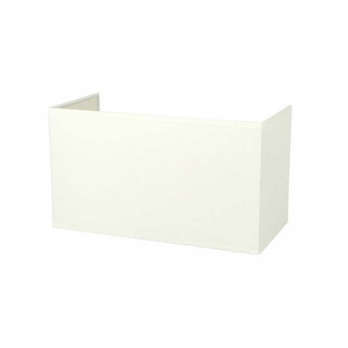 VK/E27/E14/G30/W - Υφασμάτινο καπέλο, 140x300x170mm, μισό ορθογώνιο, λευκό, E14/E27, MAX 35/42W VK/E27/E14/G30/W - Υφασμάτινο καπέλο, 140x300x170mm, μισό ορθογώνιο, λευκό, E14/E27, MAX 35/42W