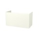 VK/E27/E14/G30/W - Υφασμάτινο καπέλο, 140x300x170mm, μισό ορθογώνιο, λευκό, E14/E27, MAX 35/42W VK/E27/E14/G30/W - Υφασμάτινο καπέλο, 140x300x170mm, μισό ορθογώνιο, λευκό, E14/E27, MAX 35/42W