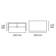 VK/E27/E14/G30/W - Υφασμάτινο καπέλο, 140x300x170mm, μισό ορθογώνιο, λευκό, E14/E27, MAX 35/42W VK/E27/E14/G30/W - Υφασμάτινο καπέλο, 140x300x170mm, μισό ορθογώνιο, λευκό, E14/E27, MAX 35/42W