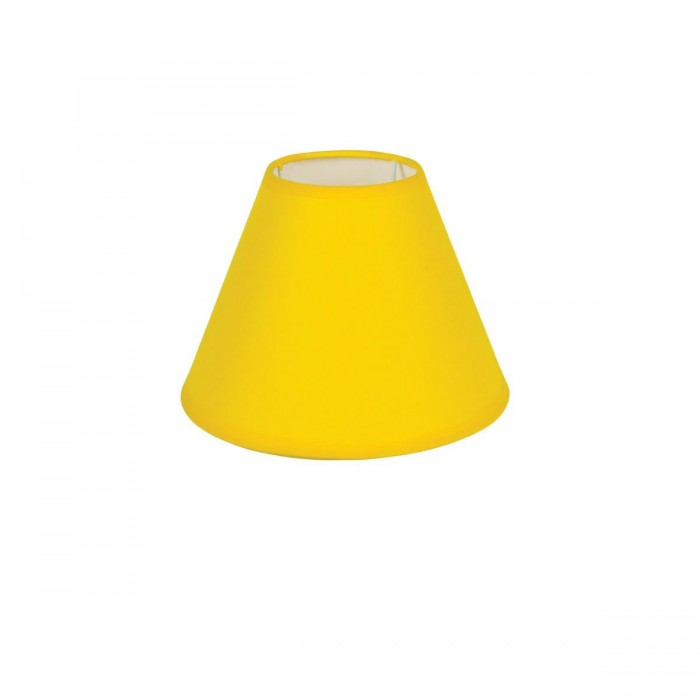 VK/E27/E14/D18/Y - Υφασμάτινο καπέλο, 80x180x140mm, στρογγυλό, κίτρινο, E14/E27, MAX 35/42W VK/E27/E14/D18/Y - Υφασμάτινο καπέλο, 80x180x140mm, στρογγυλό, κίτρινο, E14/E27, MAX 35/42W
