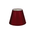VK/E27/E14/D22/BO - Υφασμάτινο καπέλο, 130x220x180mm, στρογγυλό, μπορντώ, E14/E27, MAX 35/42W