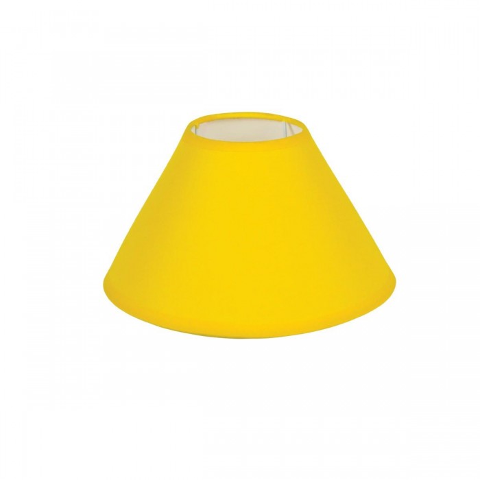 VK/E27/E14/D25/Y - Υφασμάτινο καπέλο, 100x250x160mm, στρογγυλό, κίτρινο, E14/E27, MAX 35/42W VK/E27/E14/D25/Y - Υφασμάτινο καπέλο, 100x250x160mm, στρογγυλό, κίτρινο, E14/E27, MAX 35/42W