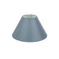 VK/E27/E14/D25/G - Υφασμάτινο καπέλο, 100x250x160mm, στρογγυλό, γκρι, E14/E27, MAX 35/42W