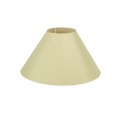 VK/E27/E14/D40/BG - Υφασμάτινο καπέλο, 170x400x230mm, στρογγυλό, εκρού, E14/E27, MAX 35/42W