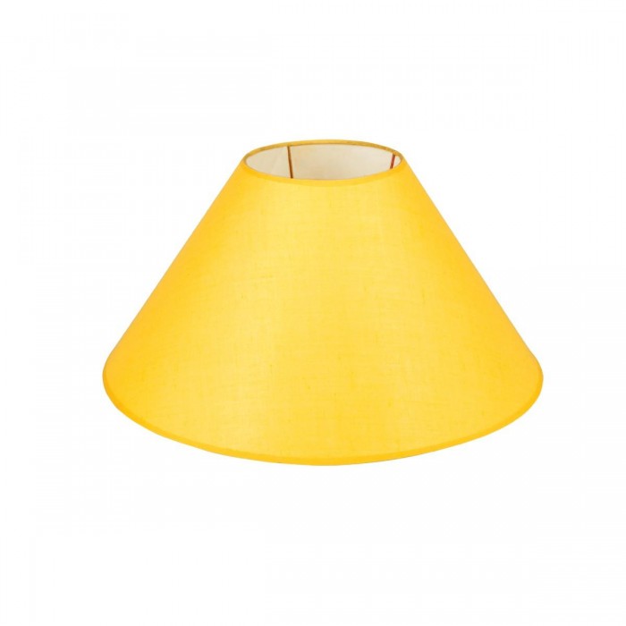 VK/E27/E14/D40/Y - Υφασμάτινο καπέλο, 170x400x230mm, στρογγυλό, κίτρινο, E14/E27, MAX 35/42W VK/E27/E14/D40/Y - Υφασμάτινο καπέλο, 170x400x230mm, στρογγυλό, κίτρινο, E14/E27, MAX 35/42W