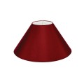 VK/E27/E14/D40/BO - Υφασμάτινο καπέλο, 170x400x230mm, στρογγυλό, μπορντώ, E14/E27, MAX 35/42W