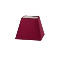 VK/E27/E14/SM20/BO - Υφασμάτινο καπέλο, 120x200x160mm, τραπέζιο, μπορντώ, E14/E27, MAX 35/42W