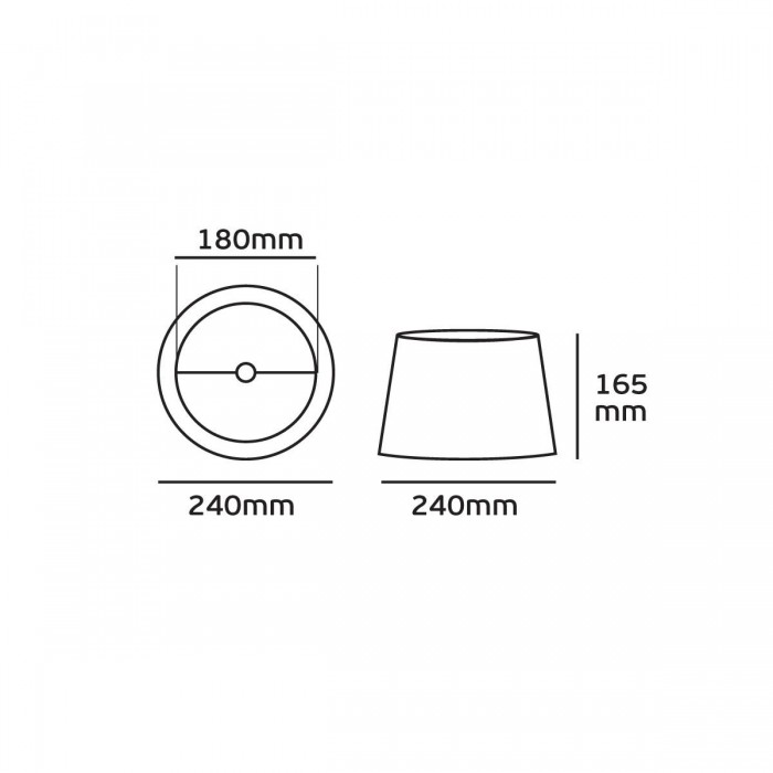 VK/E27/E14/D24/EIFFEL - Υφασμάτινο καπέλο, 180x240x165mm, στρογγυλό, σχέδιο EIFFEL, E14/E27, MAX 35/42W VK/E27/E14/D24/EIFFEL - Υφασμάτινο καπέλο, 180x240x165mm, στρογγυλό, σχέδιο EIFFEL, E14/E27, MAX 35/42W