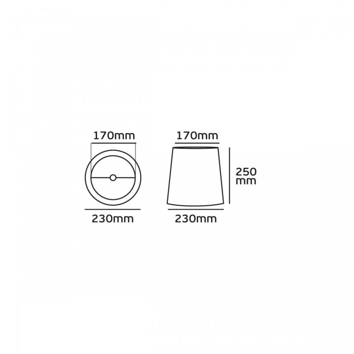 VK/E27/E14/D23/112  - Υφασμάτινο καπέλο, 170x230x250mm, ροζ, E14/E27, MAX 35/42W