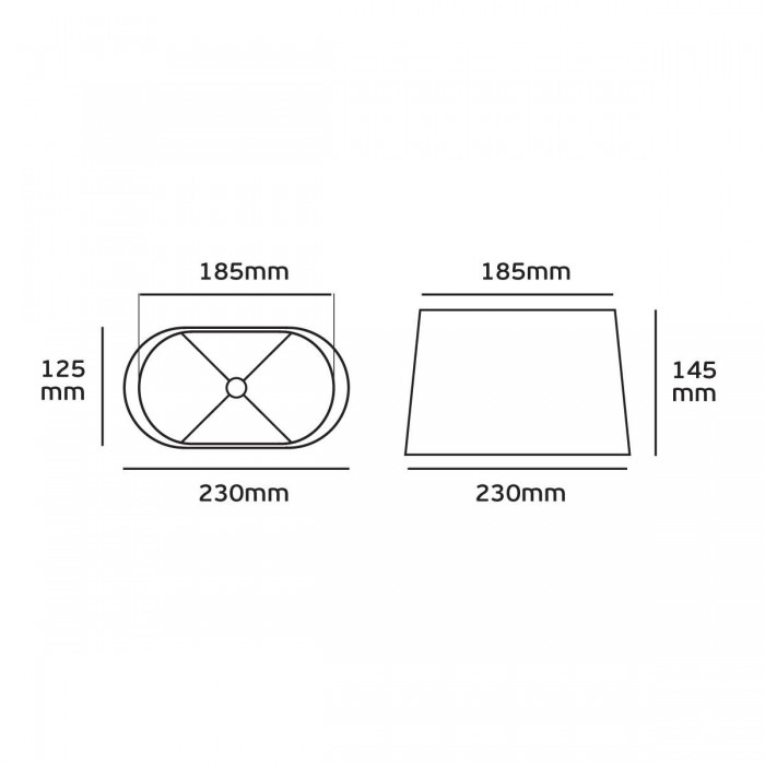 VK/E27/E14/OV23/241  - Υφασμάτινο καπέλο, 185x230x145mm, πράσινο, E14/E27, MAX 35/42W